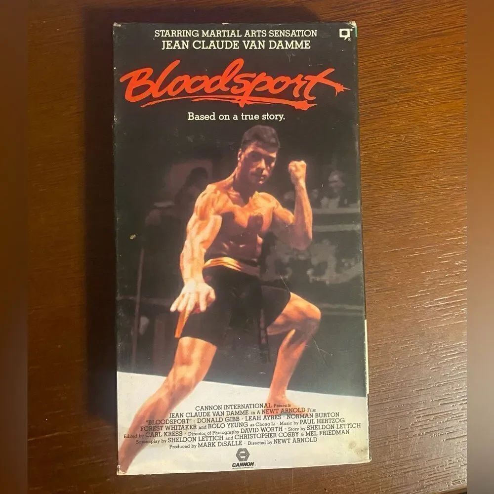 Vintage blood sport vhs